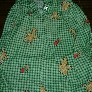 Vintage Baby Clothes premie newborn Green pattern